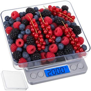 Ruhhy Kitchen Scale with LCD Display, 2 kg