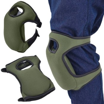 Foam Work and Gardening Knee Pads, Green