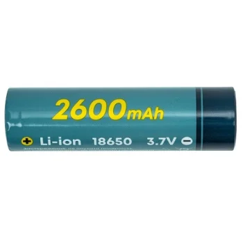 Akumuliatorius 18650, Li-ion, 3.7V, 2600 mAh, 1C