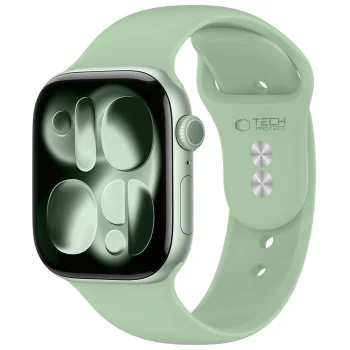 Tech-Protect Silicone Strap for Apple Watch 40/41/42 mm, Light Green