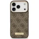 Guess 4G Logo Plate MagSafe case for iPhone 18 Pro / 17 Pro, brown