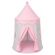 Kids Play Tent Castle, Foldable, Grey/Pink
