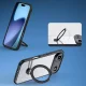 Dux Ducis iPhone 17 Air dėklas Aimo Mag su stovu, juodas