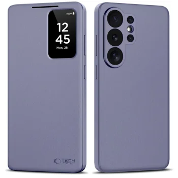 Tech-Protect Smart Wallet atverčiamas dėklas Samsung Galaxy S26 Ultra, violetinis