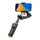 Aochuan X3 vaizdo stabilizatorius su AI jutikliu ir šviesa, juodas