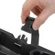 Aliumininės pakopinės kopėčios Hailo L80 ComfortLine, 4 pakopų, sidabrinės