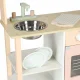 Medinė vaikiška žaislinė virtuvėlė MODERN CLASSIC su priedais 81 cm, rožinė