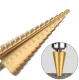 Step Drill Bit Set 4-32mm, 3 pcs (HSS, Titanium)