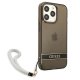 Guess Translucent Strap Dėklas iPhone 13 Pro / 13, Juodas