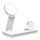 „Tech-Protect QI15W-A47 MagSafe“ trys viename belaidis įkroviklis, baltas