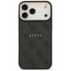 Guess 4G PU Classic Logo MagSafe dėklas iPhone 17 Pro Max, juodas