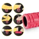 Massage Foam Roller with Studs 4FIZJO EVA 33 cm, Pink