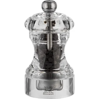 Pipirų malūnėlis Peugeot Bistro 10 cm, skaidrus