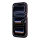 Guess Stripe Peony 4G MagSafe dėklas skirtas iPhone 17 Pro / 18 Pro, bordo