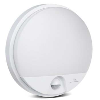 Maclean MCE291 W LED lauko sieninis šviestuvas su judesio jutikliu, 15W, baltas