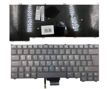 Dell Latitude E7240 / E7440 Keyboard (UK Layout), Black