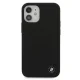 BMW dėklas iPhone 12 mini telefonui Silicone Signature, juodas