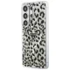 Guess IML Leopard Triangle MagSafe dėklas Samsung Galaxy S26 Ultra, juodas