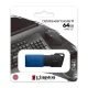 Kingston DataTraveler Exodia M 64GB USB 3.2 atmintinė, mėlyna