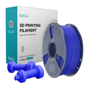 Sunlu High-Speed ABS 3D spausdintuvo plastikas 1.75 mm 1 kg, mėlynas