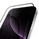 Apsauginis stiklas su rėmeliu Puro Frame Tempered Glass skirtas iPhone 16 Pro, 9H