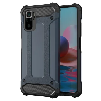 Hibridinis šarvuotas dėklas Xiaomi Redmi Note 11 / Poco M4 Pro 5G, mėlynas