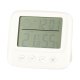 Digital Indoor Thermometer and Hygrometer with Clock and Alarm