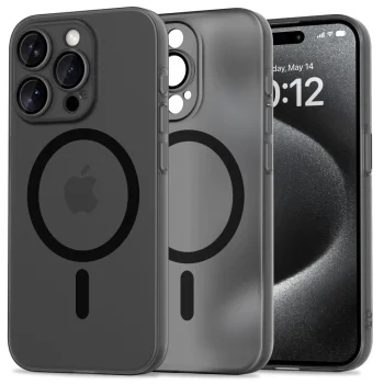 Apple iPhone 15 Pro 6.1'' Tech-Protect MagSlim MagSafe Case Cover, Black