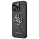 Dėklas iPhone 14 Pro telefonui Guess 4G Big Metal Logo, pilkas