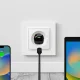 Sieninis įkroviklis Puro 20W GaN USB-C, juodas