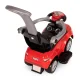 Triratis paspirtukas-mašinėlė 3-in-1 su rankena 137623, raudonas