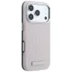 Karl Lagerfeld Grained Mono Resin Logo MagSafe dėklas iPhone 17 / 18 Pro Max, rožinis