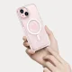 Tech-Protect iPhone 15 dėklas FlexAir Hybrid MagSafe, skaidrus su žvilgučiais