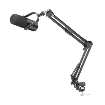 Studijinis dinaminis mikrofonas BOYA CastMic P60B su laikikliu, USB-C XLR, juodas