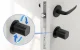 Avatto SDL-V1-B60 išmanusis durų spynos cilindras 60mm, juodas