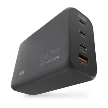 Newell GaN 240W tinklo įkroviklis su 3x USB-C ir 1x USB-A jungtimis