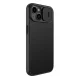 Atverčiamasis dėklas Nillkin Qin Leather Pro Case iPhone 14 Plus su kameros dangteliu, juodas