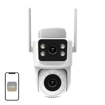 Moes WCM-Q29 8MP dviejų lęšių Wi-Fi IP vaizdo kamera