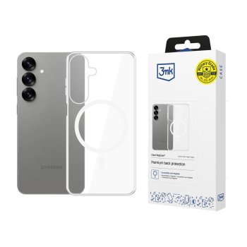 3Mk Protection Clear MagCase for Samsung Galaxy S25 Transparent
