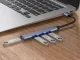 4 jungčių USB 3.0 šakotuvas (1x USB 3.0, 3x USB 2.0), sidabrinis