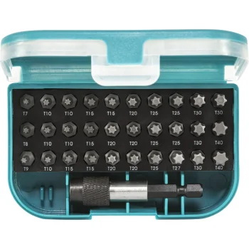 Sukimo antgalių rinkinys Makita P-73352, Torx, 31 vnt.