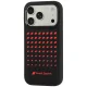 Audi Sport sintetinės odos dėklas, skirtas iPhone 18 Pro / 17 Pro su MagSafe, juodas