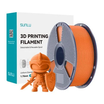Sunlu PLA+ 3D spausdintuvo plastikas 1.75mm, Sunny Orange