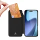 Dux Ducis atverčiamasis dėklas „iPhone 17 Air“ Skin Pro, juodas