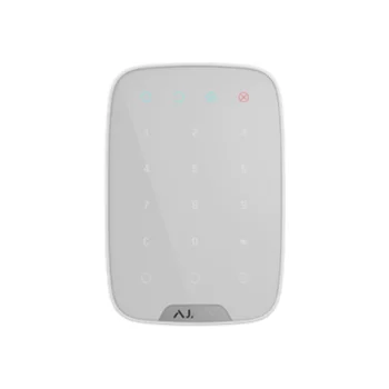 Belaidė jutiklinė klaviatūra Ajax KeyPad, balta