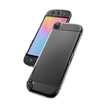 Dėklas AmazingThing PlayShield Bare Case skirtas Nintendo Switch 2, skaidrus