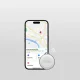 SBS Track My Circle IP65 Locator Compatible with Apple Find My - White