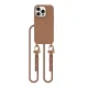Tech-Protect iPhone 15 Pro dėklas MagNecklace MagSafe, ruda