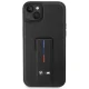 BMW dėklas iPhone 14 / 15 / 13 su Grip Stand Hot Stamp rankenėle, juodas