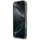 Guess IML 4G Script Metal dėklas skirtas iPhone 17 Pro Max / 18 Pro Max, juodas